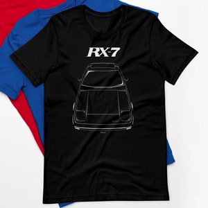 Mazda RX 7 1st gen T shirt Mazda shirt JDM clothing Car Enthusiasts Gifts Car Guy Gift