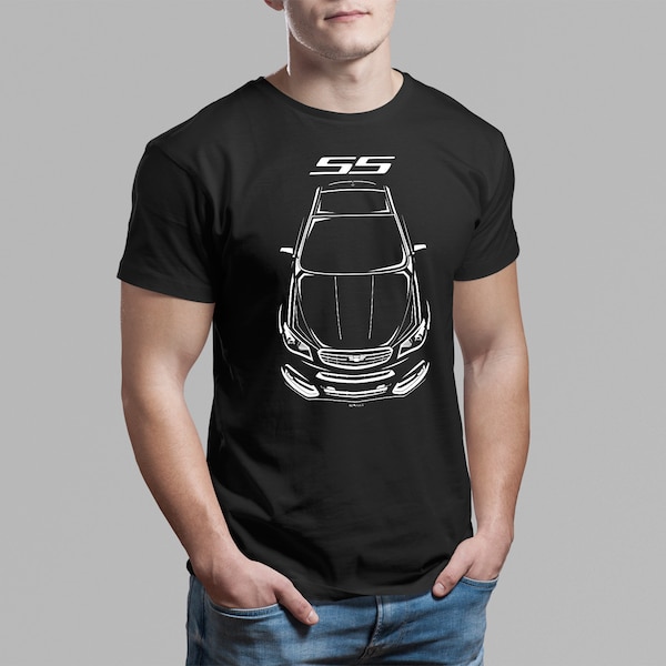 Chevrolet SS 2014-2017 - T-shirt multicolore Chevrolet SS Shirt Vêtements Vêtements - Cadeaux pour les passionnés de voitures - Cadeau de voitures - Chemises de course T-shirts de voiture