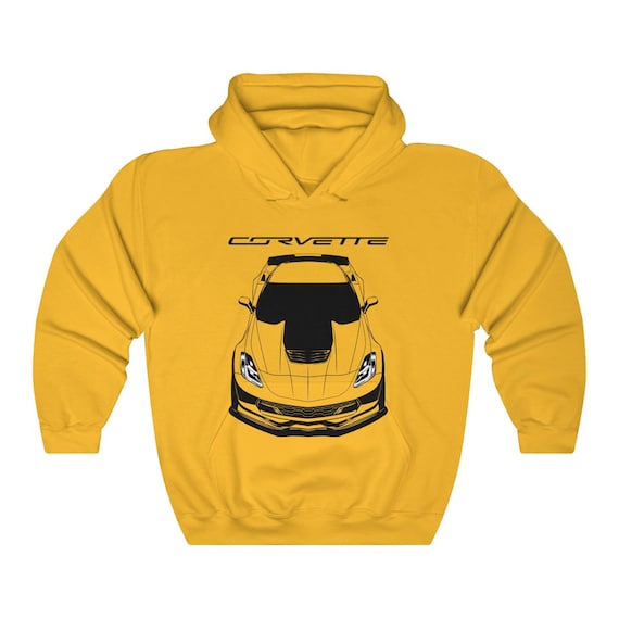 Multi-Color Corvette C7 Z06 Hoodie Sweatshirt Corvette | Etsy