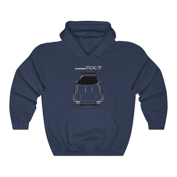 Mazda RX 7 Savanna 2nd Gen FC3S Multi color Hoodie Mazda Pullover