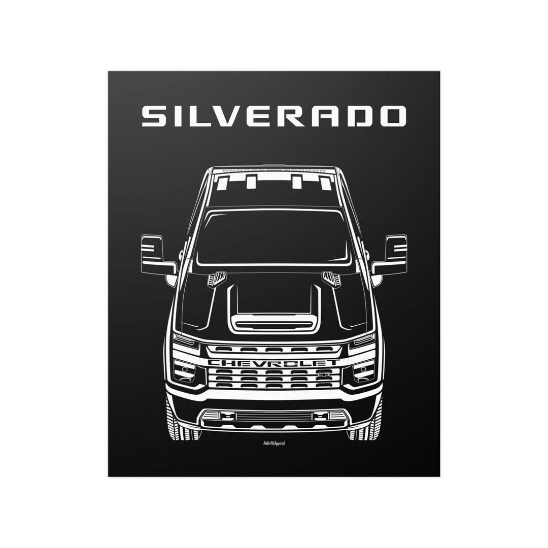 Chevrolet Silverado 3500 HD 20202023 Poster Etsy