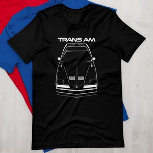 Pontiac Firebird Trans Am 3rd gen T shirt Trans Am Shirt Car Enthusiast Gifts Cars Gift Racing Shirts Car Tees