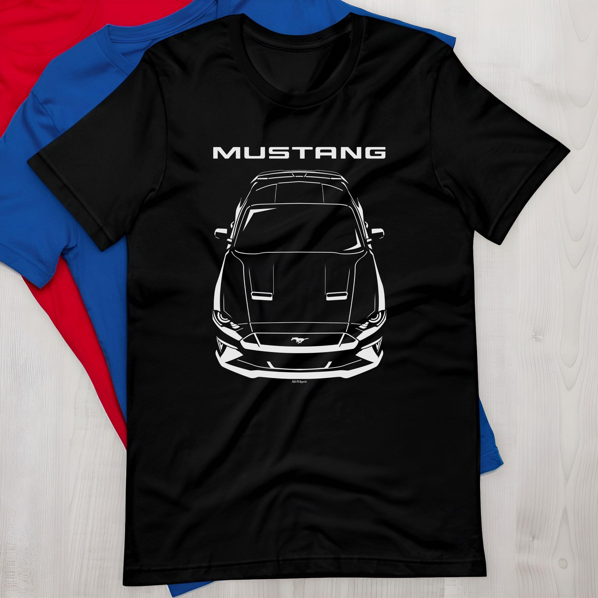 Ford Mustang 2018 2020 T shirt S550 Mustang GT Shirt Clothing Car Enthusiast Gifts Cars Gift Racing Shirts Car Tees