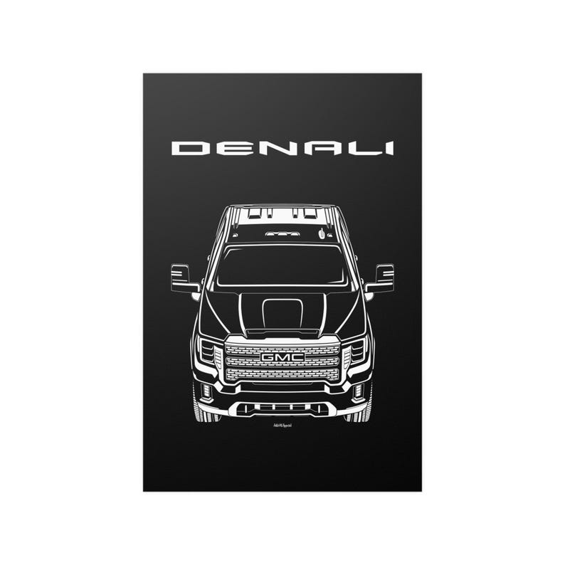 GMC Sierra HD Denali 20202023 Poster Etsy