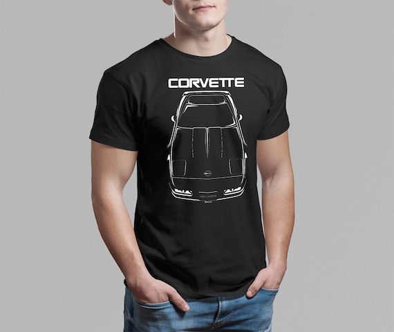 Chevrolet Corvette C4 Multi-color T-shirt Corvette Shirt C4