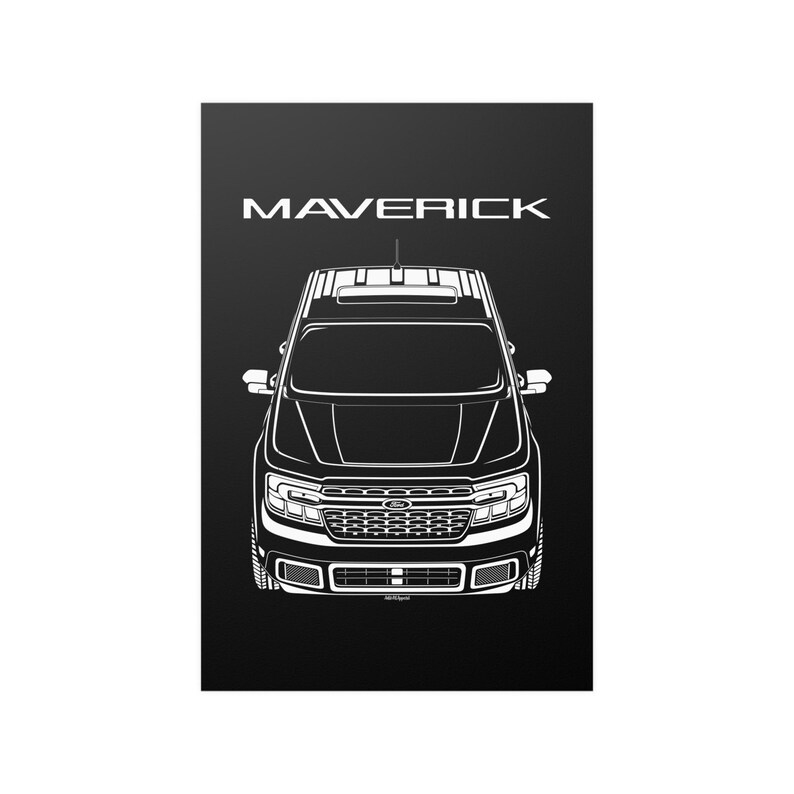 Ford Maverick 20222024 Poster Etsy