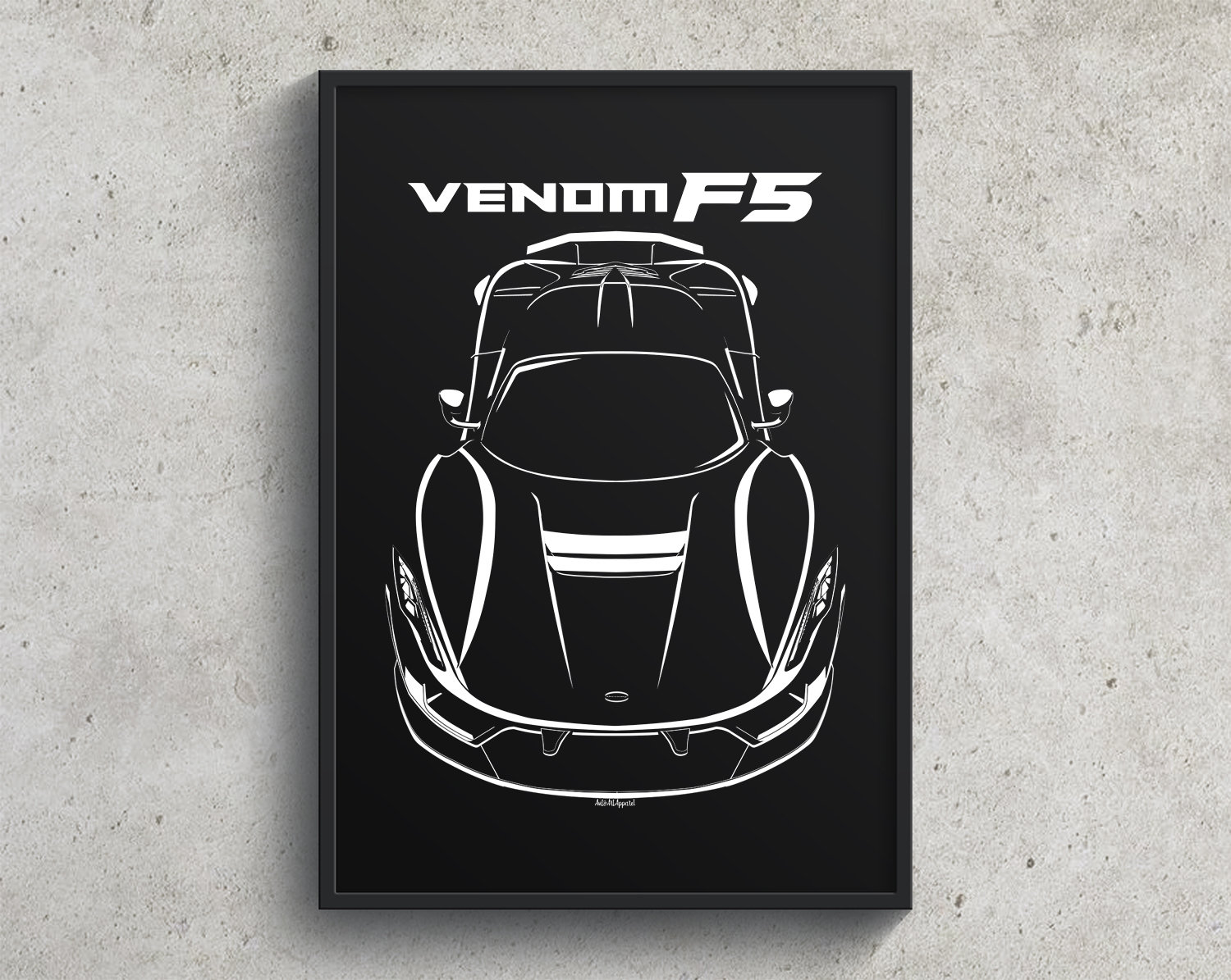 hennessey venom f5 poster new hennessey print garage decor etsy denmark