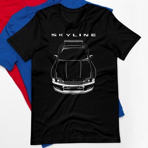 Nissan Skyline GTR V Spec R32 Body Kit T shirt JDM clothing car guy t shirt gifts for car guys car lover gift