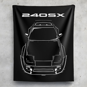 Nissan 240SX SE S13 1989 1994 Body kit Tapestry Wall Art JDM Decor Garage Wall Hangings Car Gifts Cars Art