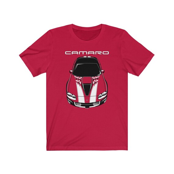 Chevy Camaro 4th Gen 'Heartbeat Of America' T-Shirt – Unisex Classic Muscle Car Tee (Black)