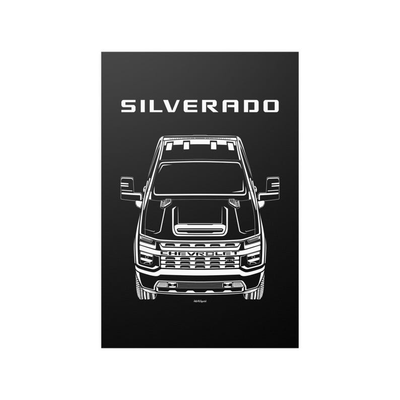 Chevrolet Silverado 3500 HD 20202023 Poster Etsy