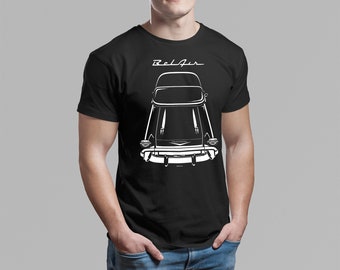 Chevrolet Bel Air 1957 - Multi-color T-shirt - Classic Chevy Bel Air Shirt - Car Enthusiast Gifts - Cars Gift - Racing Shirts Car Tees