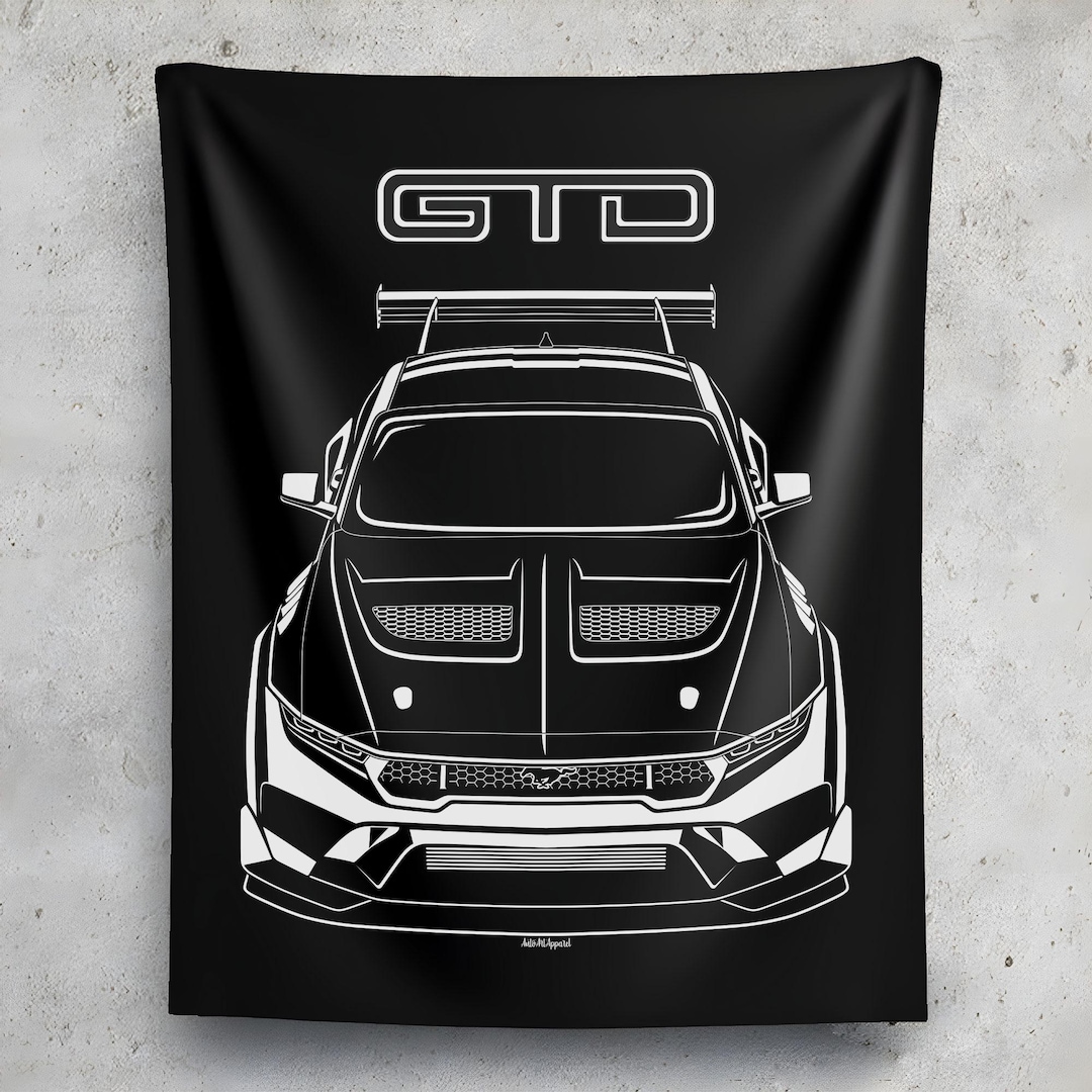 Tapis Mural Ford Mustang GT 2010-2012 S197 - Déco Moderne Garage Ou Salon, Neuf