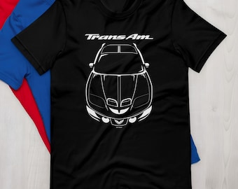 エアブラシハンドペイントのTシャツとダイキャスト　ファイヤーバードトランザム エアブラシハンドペイントのTシャツとダイキャストファイヤー