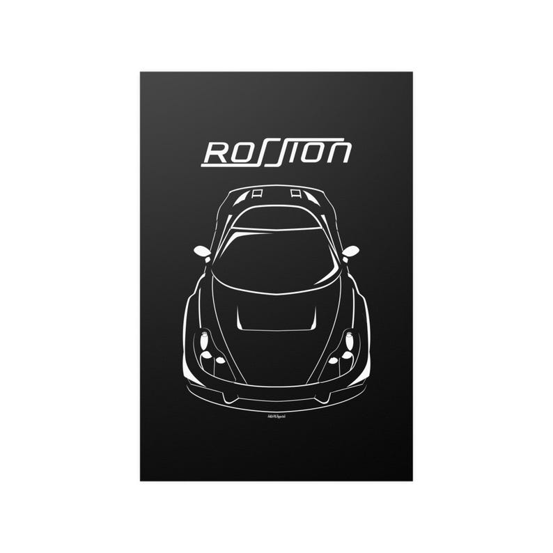 Rossion Q1 Poster Automotive Art Print Garage Wall Decor Car Gifts Wall