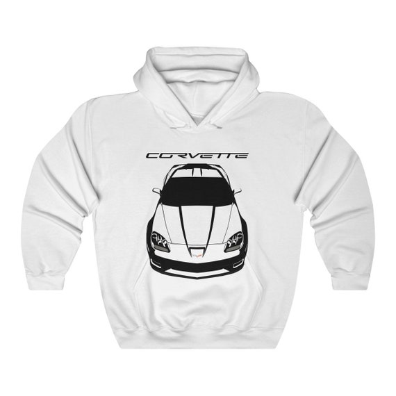 Multi-color Corvette C6 Z06 Hoodie Sweatshirt Corvette Clothing