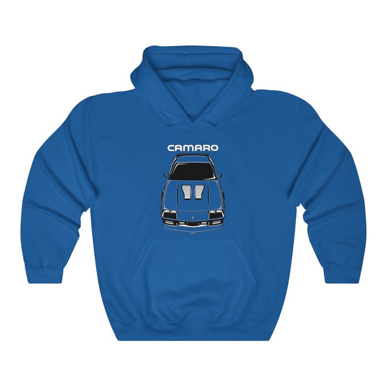 Chevrolet Camaro 3rd gen 1982-1992 Multi-color Hoodie Iroc Hooded Sweatshirt Car Hoodies Gifts for Car Enthusiasts Cars Gift image 6