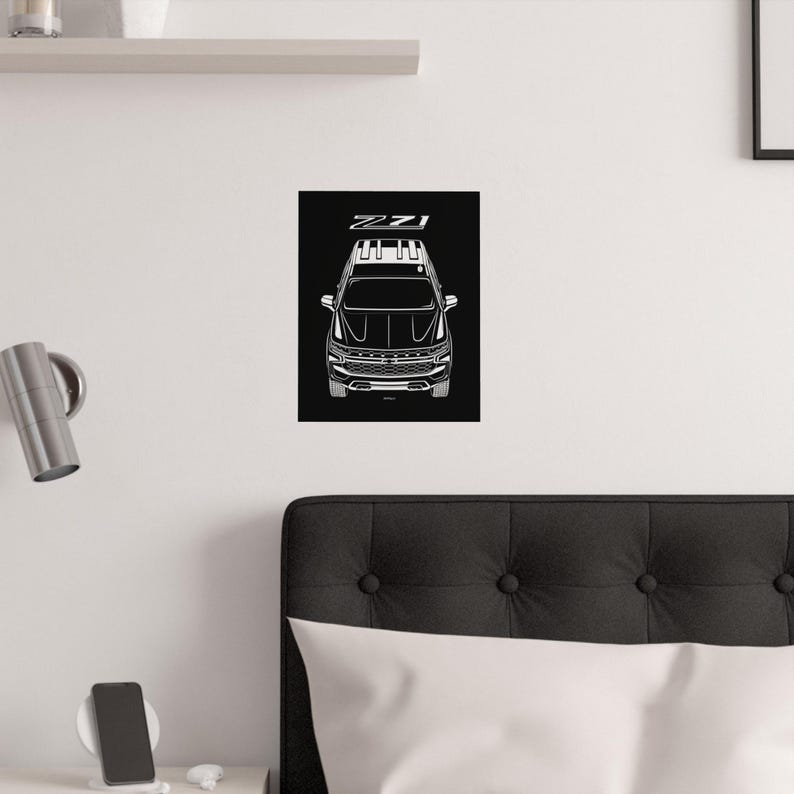 Poster Chevrolet Tahoe Z71 20212023 Etsy France