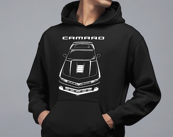 Chevrolet Camaro 5th gen 2014 - 2015 Multi-color Hoodie SS Rs Hooded Sweatshirt - Car Hoodies - Gifts for Car Enthusiasts - Cars Gift