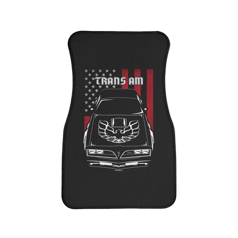 Drapeau Pontiac Trans Am - Noir En Polyester - Style Vintage - Neuf (Fabriqué En France)