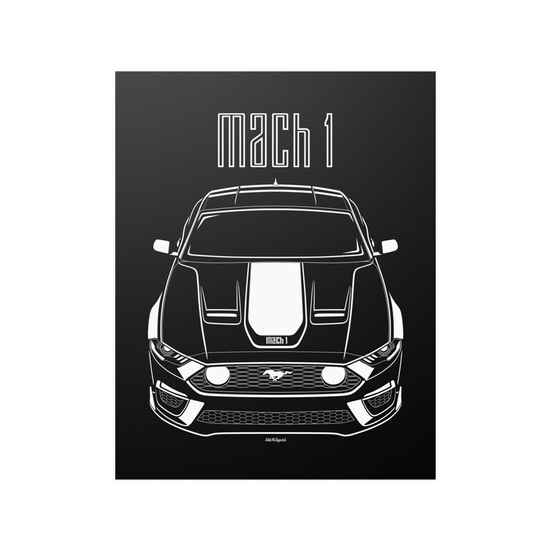 Ford Mustang Mach1 20212023 Poster Etsy
