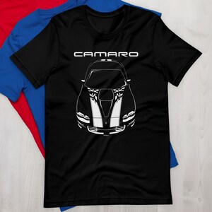 Chevrolet Camaro 4th gen 1998 2002 Anniversary edition T shirt Car Enthusiast Gifts Cars Gift Racing Shirts Car Tees