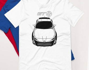トヨタ86【前期・後期】Tシャツ かわカッコいい Tシャツ 86 ZN6 後期 ゆうパケット送料無料