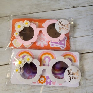 Daisy Flower Power Sunglasses Photoshoot Prop for kids, 27 Colors, NEW Colors 2023