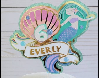 Mermaid Cake Topper