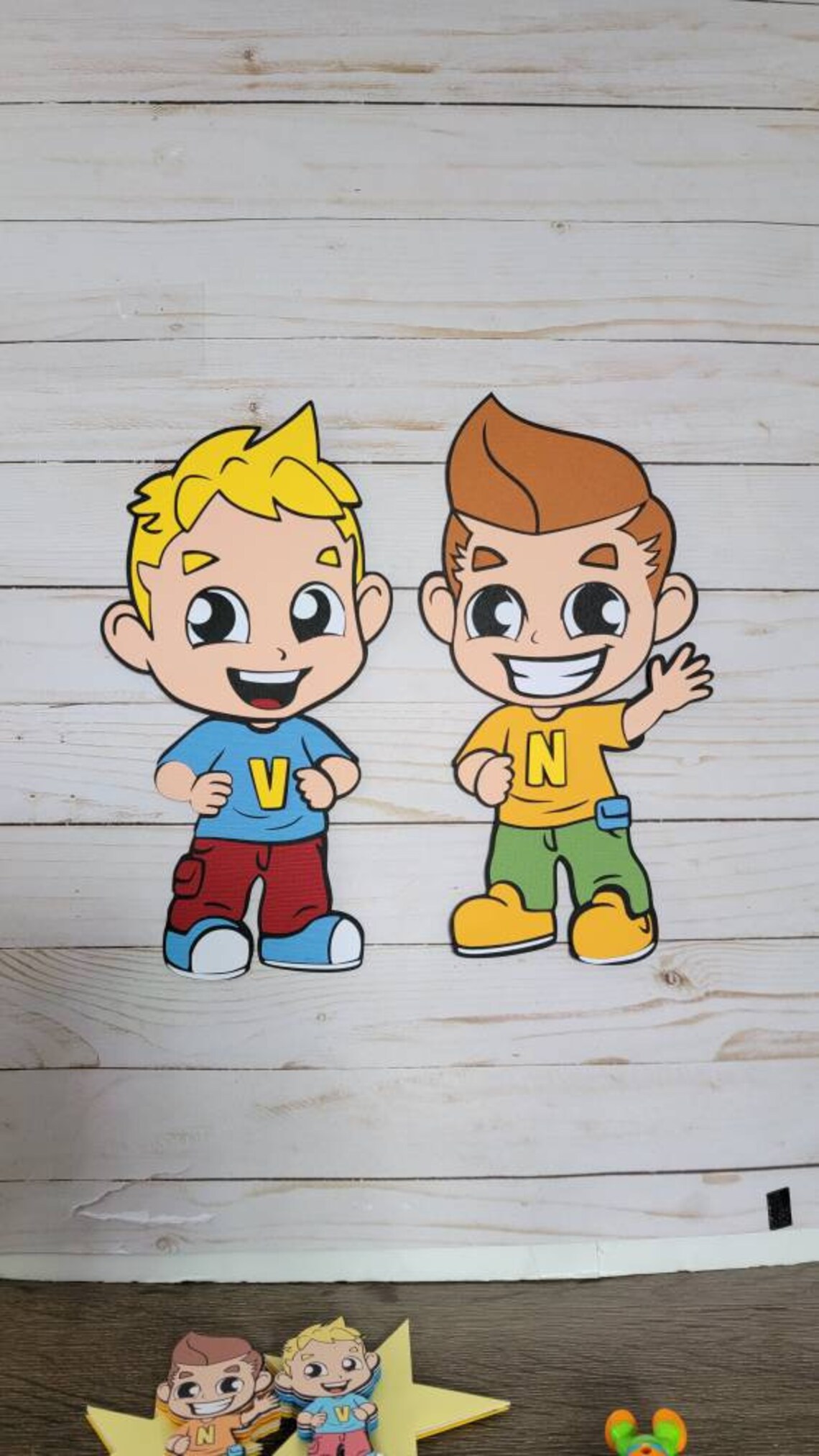 Vlad and Niki Cake Topper Centerpiece Etsy Hong Kong