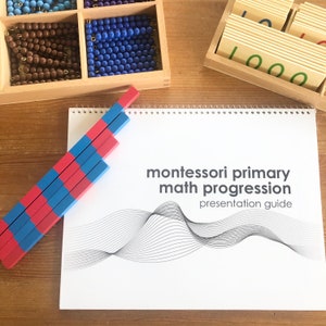Livre de présentations de mathématiques Montessori à imprimer pour le primaire