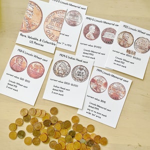 Ensemble de cartes de pièces rares et à collectionner PDF