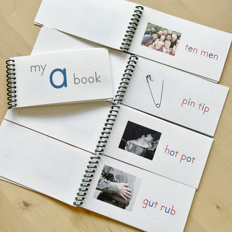 Two CVC Word Rhyming Booklets - Etsy