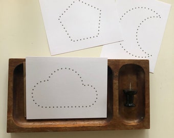 Push Pin Poke Montessori Fine Motor Skills Printable cards