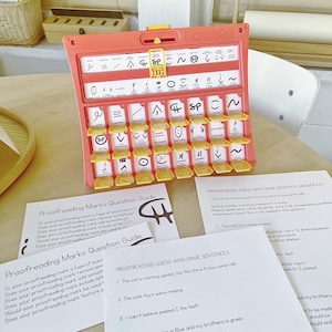 Proofreading Marks Guessing Game Printable Insert Card