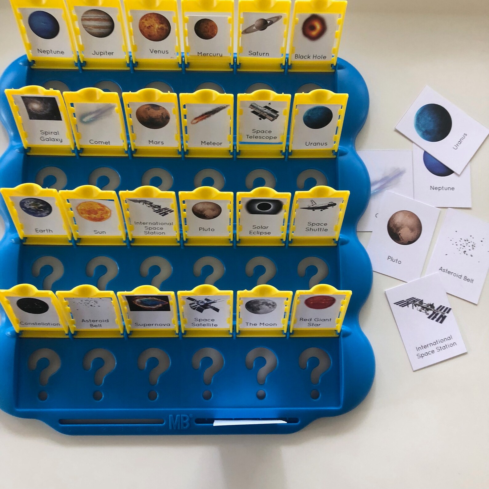 Space Printable Guessing Game Insert Cards - Etsy