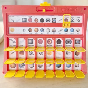 Carte imprimable pour jeu de devinettes dans l'espace