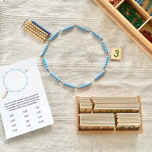 Tarjetas de extensión del reloj Montessori
