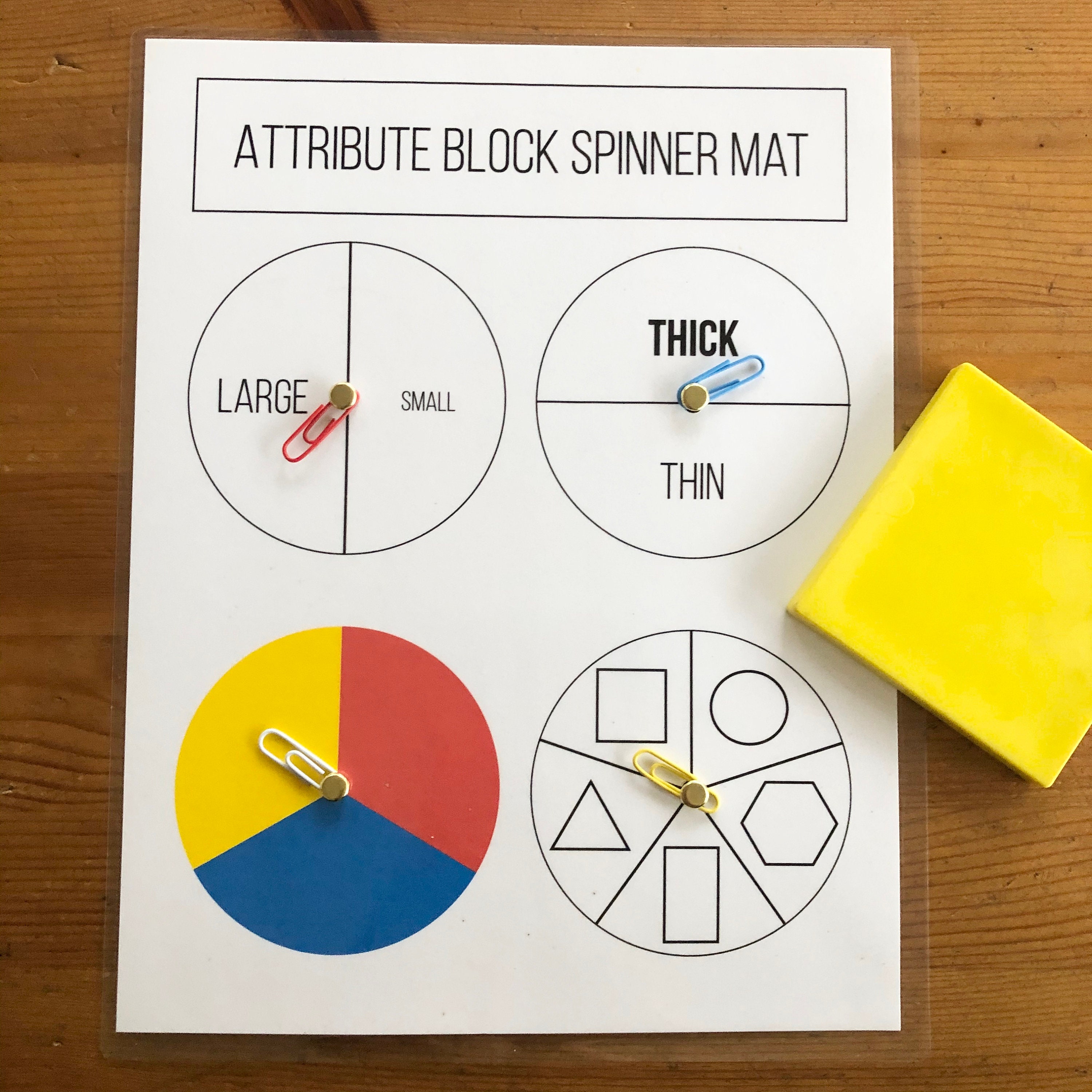 Printable Montessori Attribute Block Activity Bundle Etsy