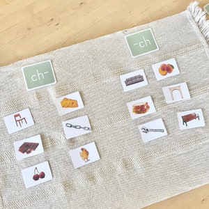 CH SH TH Digraph Sorting Set - Etsy