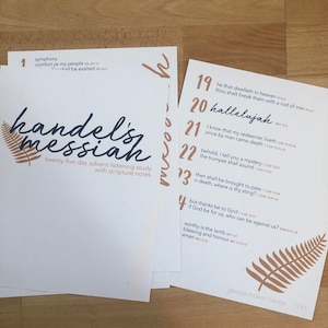 Handel's Messiah Advent Study