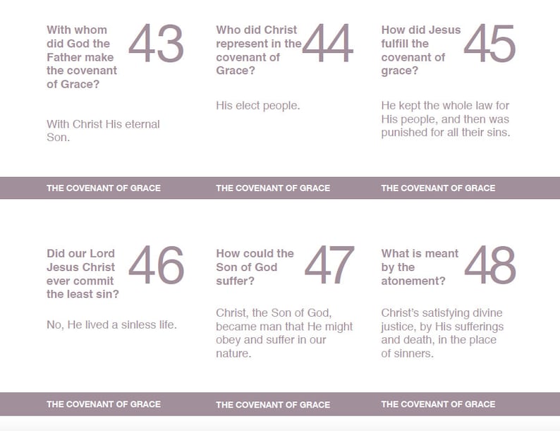 Catechism for Young Children Printable Cards
