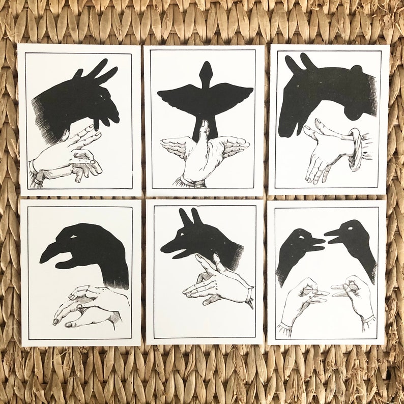 shadow puppets card shadow puppets card