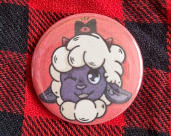 Cult of the lamb inspired badge - COTL badge - cult of the lamb - COTL - video game badge