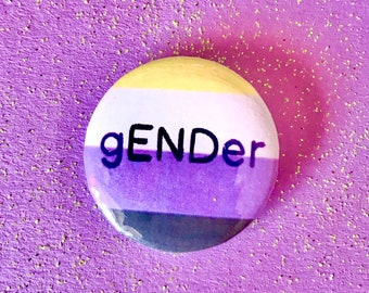ジェンダー ノンバイナリー プライド バッジ - ノンバイナリー バッジ - ノンバイナリー ピン - ノンバイナリー プライド バッジ - ノンバイナリー プライド ピン - LGBT バッジ - LGBT ピン