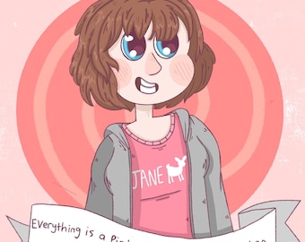 Life is Strange Max Caulfield - A5 Print - Life Is Strange Art - Gaming Art - Gamer Art - Life Is Strange Prints