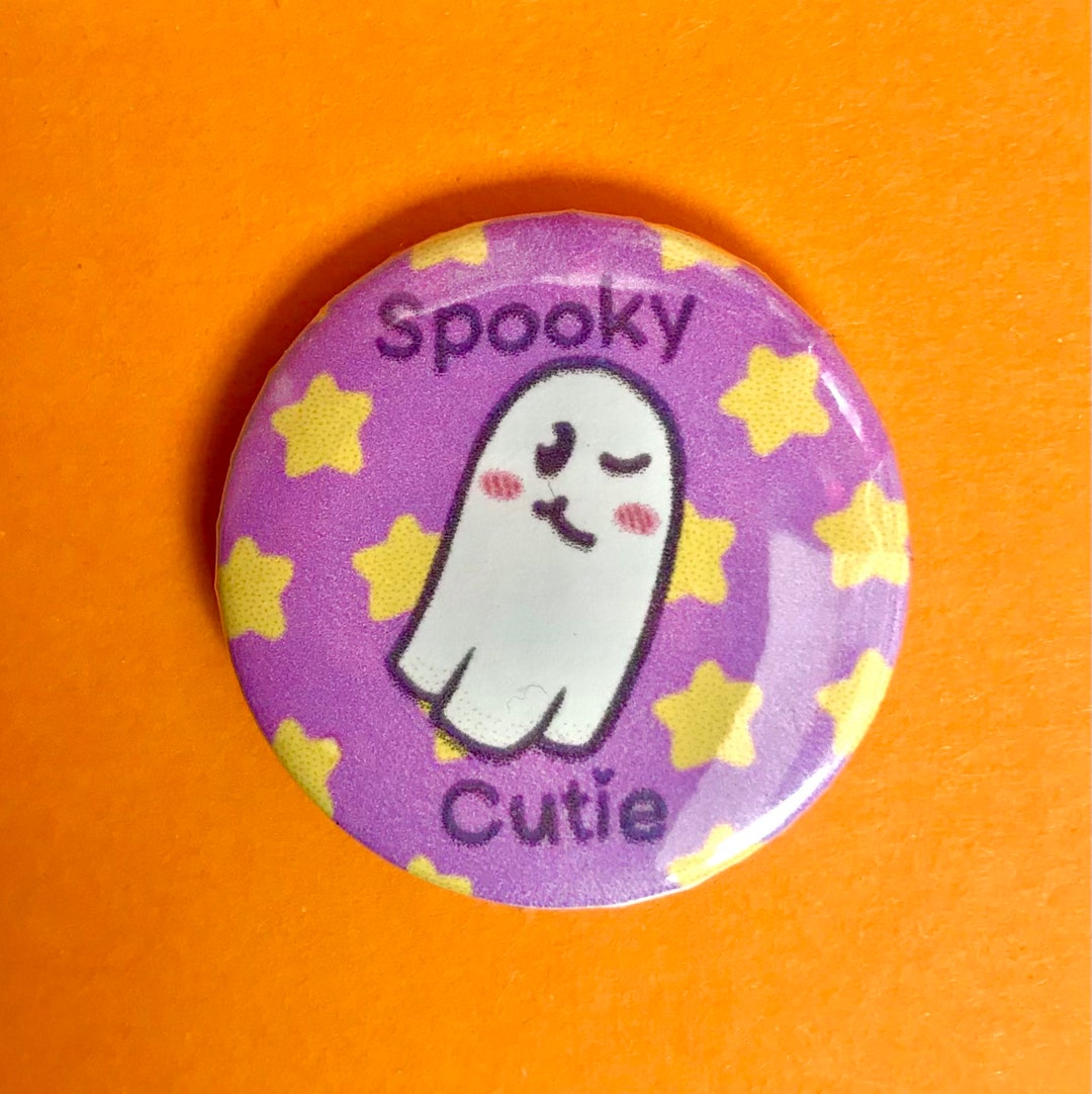 Spooky Cutie Badge - Ghost Badge - Halloween Badge - Spooky Badge ...