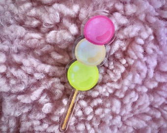 Acrylic dango pins - dango pins - mochi pins - Japanese pins - acrylic pins - kawaii pins - cute pins
