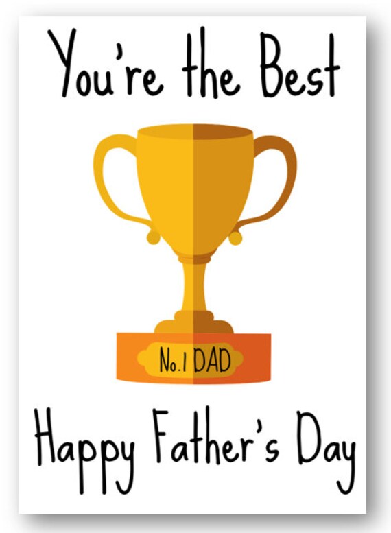 Second Ave Cute You're The Best Dad Father's Day Card Etsy