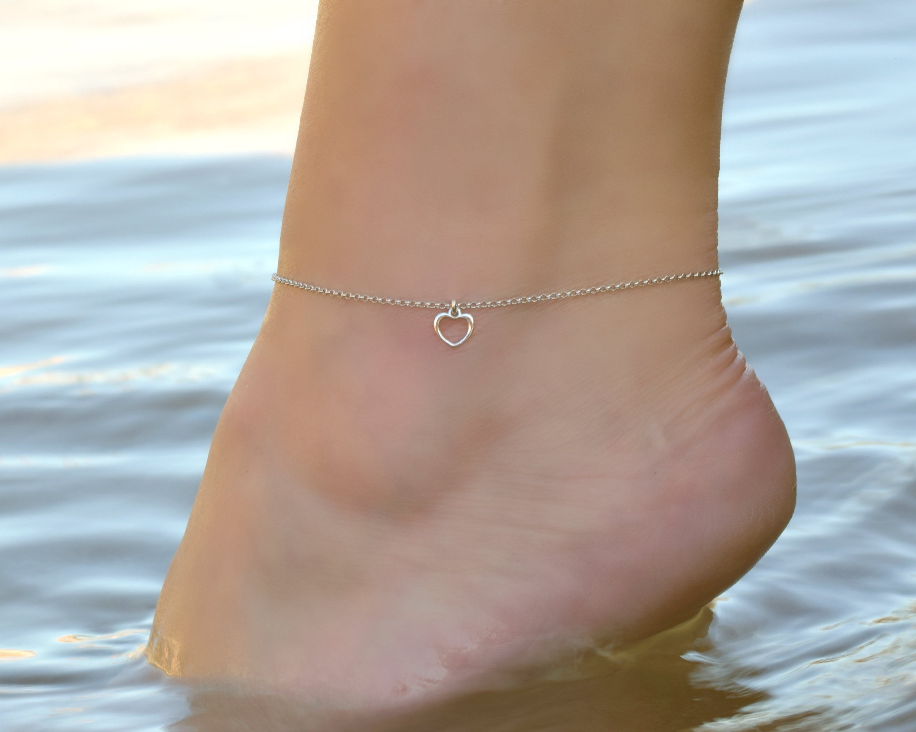 Female Heart Bells Smile face Summer Anklets For Women Gold Color Ankle  Bracelets Girls Barefoot on Leg Chain Jewelry Gift | Fruugo ZA